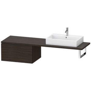 Duravit L-Cube meuble bas LC585406969 72 x 54,7 cm, noyer brossé, pour console, 2000 coulissant