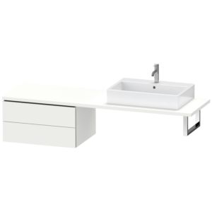 Duravit L-Cube base cabinet LC585901818 72 x 54.7 cm, matt white, for console, 2 drawers