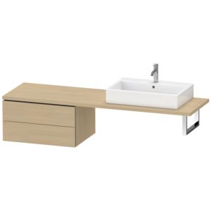 Duravit L-Cube Unterschrank LC585907171 72 x 54,7 cm, mediterane eiche, für Konsole, 2 Schubkästen