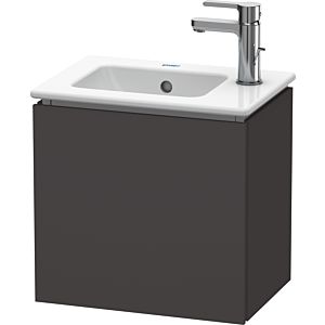 Duravit L-Cube vanity unit LC6272R8080 42x29.4x40cm, wall-hung, door on the right, graphite super matt
