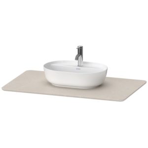 Duravit Luv LU946902525 98,8 x 59,5 cm, en pierre de quartz, avec découpe 2000 , structure Sand