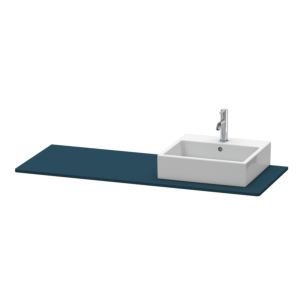 Duravit console XSquare XS060GR9898 140x55cm, avec découpe 2000 , droite, finition satinée XSquare Duravit
