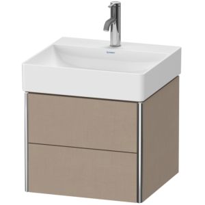 Duravit XSquare Waschtisch-Unterschrank XS416007575 48,4x39,7x46cm, 2 Schubkästen, Leinen