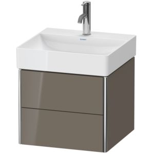 Duravit XSquare Duravit XS416008989 48,4x39,7x46cm, 2 tiroirs, gris flanelle brillant