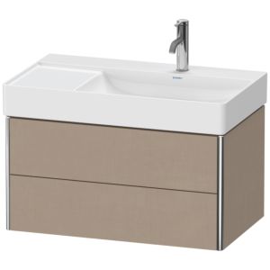 Duravit XSquare Waschtisch-Unterschrank XS416907575 78,4x39,7x46cm, 2 Schubkästen, Leinen