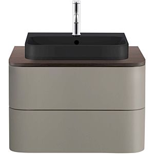 Duravit Happy D.2 lavabo console HP031B06969 65 x 48 cm, avec 2000 découpe, noyer satiné