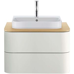 Duravit Happy D.2 lavabo console HP031B07171 65 x 48 cm, avec 2000 découpe, le chêne méditerranéen