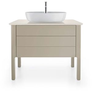 Duravit Luv meuble sous-vasque LU956906060 93,8x57x74,3cm, 2000 tiroir 2000 coulissant match2, debout, Taupe Seidenmatt