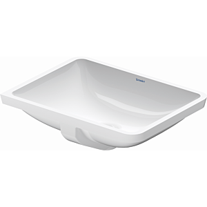 Duravit ME by Starck Einbauwaschtisch 03054900001  49 x 36,5 cm, weiss, wondergliss, ohne Hahnloch