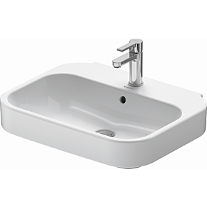 Duravit Happy D.2 Waschtisch 23166000001 60 x 47,5 cm, weiss, wondergliss, 1 Hahnloch