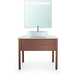 Duravit Luv LU946901717 98,8 x 59,5 cm, en pierre de quartz, avec 2000 , structure blanche