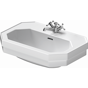 Duravit Serie 1930 Waschtisch 0438600000 mit Überlauf, 1 Hahnloch, weiss