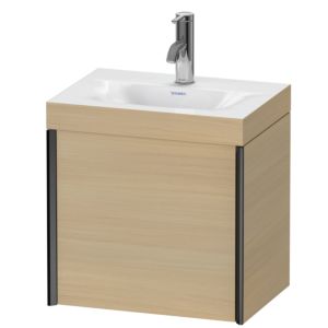 XViu Duravit vasque XV4631OB271C 45x33,3cm, 2000 , droite, 2000 , noir mat, Cadres C, chêne méditerranéen