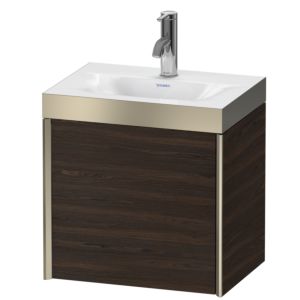XViu Duravit vasque XV4630OB169P 45x33,3cm, 2000 , gauche, 2000 , champagne mat, Cadres P, noyer brossé