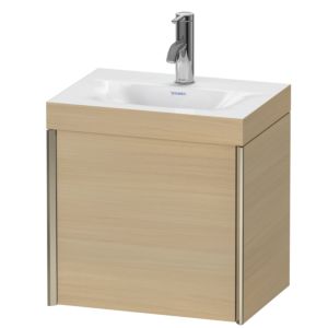 XViu Duravit vasque XV4630OB171C 45x33,3cm, 2000 , gauche, 2000 , champagne mat, Cadres C, chêne méditerranéen