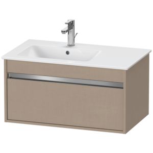 Duravit Ketho Waschtisch-Unterschrank KT641907575 80 x 47,5 cm, leinen, 1 Auszug, wandhängend
