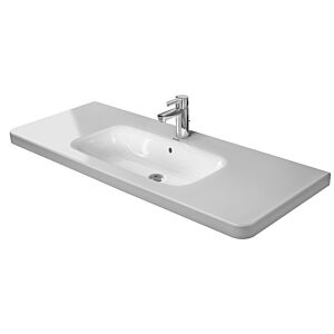 Duravit DuraStyle Möbel Waschtisch 23201200001 120 x 48 cm, weiss, wondergliss, 1 Hahnloch