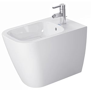 Duravit Happy D.2 Stand Bidet 22671000001 mit Überlauf, 1 Hahnloch, weiss, wondergliss