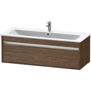Duravit Ketho Waschtisch-Unterschrank KT642102121 120 x 47,5 cm, nussbaum dunkel, 1 Auszug, wandhängend