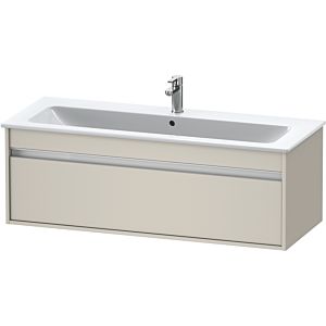 Duravit Ketho Waschtisch-Unterschrank KT642109191 120 x 47,5 cm, Taupe, 1 Auszug, wandhängend