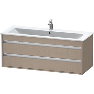 Ketho Duravit vasque KT643107575 120 x 47,5 cm, lin, 2 tiroirs, suspendu
