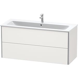 Duravit XSquare Duravit XS417403939 121x56x47.8cm, 2 tiroirs, blanc nordique satiné