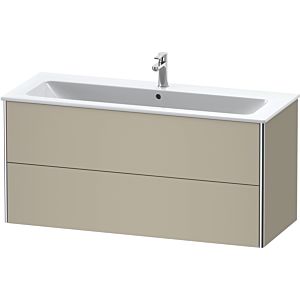 Duravit XSquare Duravit XS417406060 121x56x47.8cm, 2 tiroirs, Taupe