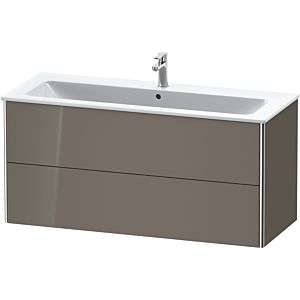 Duravit XSquare Duravit XS417408989 121x56x47.8cm, 2 tiroirs, flanelle gris brillant