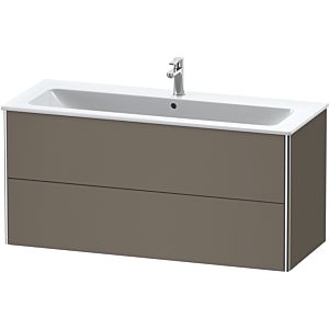 Duravit XSquare Duravit XSquare XS417409090 121x56x47.8cm, 2 drawers, flannel gray silk matt