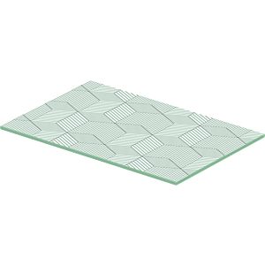 Duravit DuraSquare glass insert 0099708200 116.4 x 38 cm, safety glass, cubic line