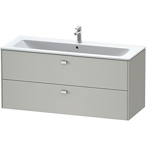 Duravit Brioso Duravit Brioso BR410401007 1220x553 mm Concrete Gray Matt , 2 Concrete Gray Matt , chrome handle
