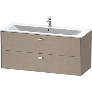 Duravit Brioso Duravit BR410401075 1220x553 mm, Lin , 2 tiroirs, poignée chromée
