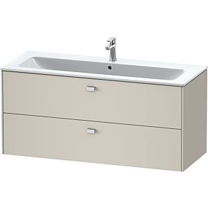 Duravit Brioso Duravit Brioso BR410401091 1220x553 mm, Taupe , 2 Taupe , chrome handle