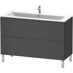 L-Cube Duravit vasque LC662804949 122 x 48, match2 cm, graphite mat, 2 2000