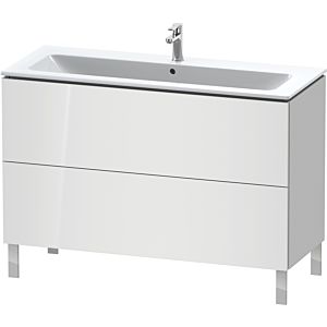 Duravit L-Cube vanity unit LC662808585 122 x 48, match2 cm, white high gloss, 2 2000
