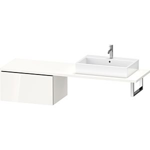 Duravit L-Cube meuble bas LC585408080 72 x 54,7 cm, graphite super mat, pour console, 2000 coulissant