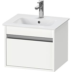 Duravit Ketho Waschtisch-Unterschrank KT640401818 50x41,2x41cm, 1 Auszug, wandhängend, weiß matt