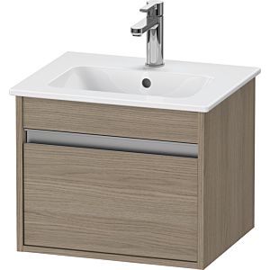 Duravit Ketho Waschtisch-Unterschrank KT640403535 50x41,2x41cm, 1 Auszug, wandhängend, Eiche terra