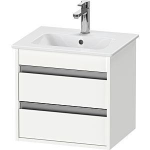 Ketho Duravit vasque KT644401818 50x41,2x48cm, 2 tiroirs, blanc , match2 mat