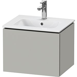 Duravit L-Cube Waschtisch-Unterschrank LC611800707 52x39,1x40cm, 1 Auszug, wandhängend, betongrau matt