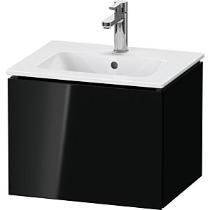 Duravit L-Cube vanity unit LC611804040 52x39.1x40cm, 2000 pull-out, wall-hung, black high gloss