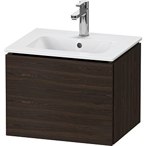 Duravit L-Cube Waschtisch-Unterschrank LC611806969 52x39,1x40cm, 1 Auszug, wandhängend, nussbaum gebürstet