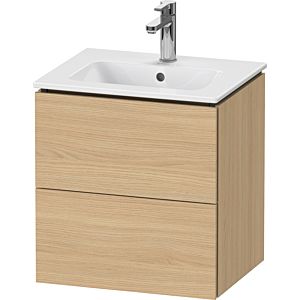 Duravit L-Cube vanity unit LC621803030 52x39.1x55cm, 2 drawers, wall- Eiche natur