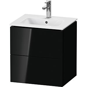 Duravit L-Cube vanity unit LC621804040 52x39.1x55cm, 2 drawers, wall-hung, black high gloss