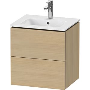 Duravit L-Cube vanity unit LC621807171 52x39.1x55cm, 2 drawers, wall-hung, Mediterranean oak
