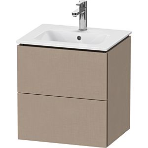 Duravit L-Cube vanity unit LC621807575 52x39.1x55cm, 2 drawers, wall-hung, linen