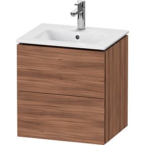 Duravit L-Cube vanity unit LC621807979 52x39.1x55cm, 2 drawers, wall-hung, natural walnut