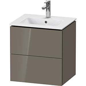 Duravit L-Cube vanity unit LC621808989 52x39.1x55cm, 2 drawers, wall-hung, flannel gray high gloss