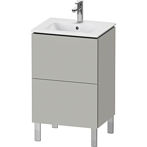 Duravit L-Cube Waschtisch-Unterschrank LC667100707 52x42,1x70,4cm, 2 Auszüge, stehend, betongrau matt