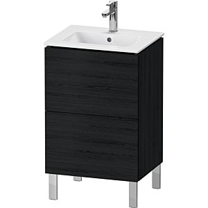 Duravit L-Cube Waschtisch-Unterschrank LC667101616 52x42,1x70,4cm, 2 Auszüge, stehend, Eiche schwarz